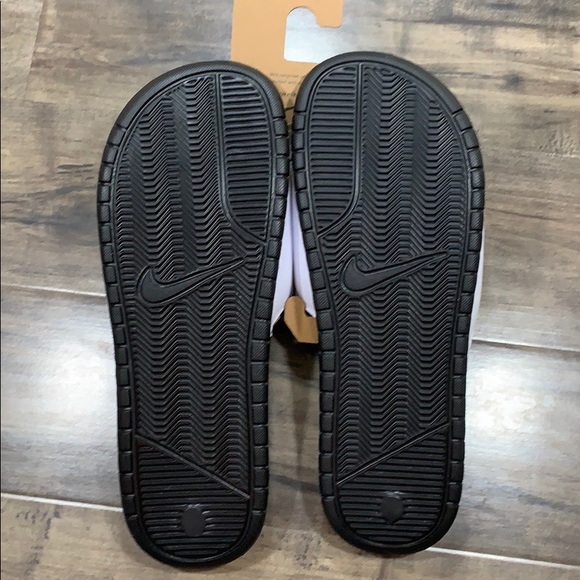 NIKE BENASSI JDI SLIDES white/black-black men’s - Picture 8 of 16